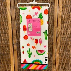 NWT Betsey Johnson Kids Colorful Bath Pool Towel